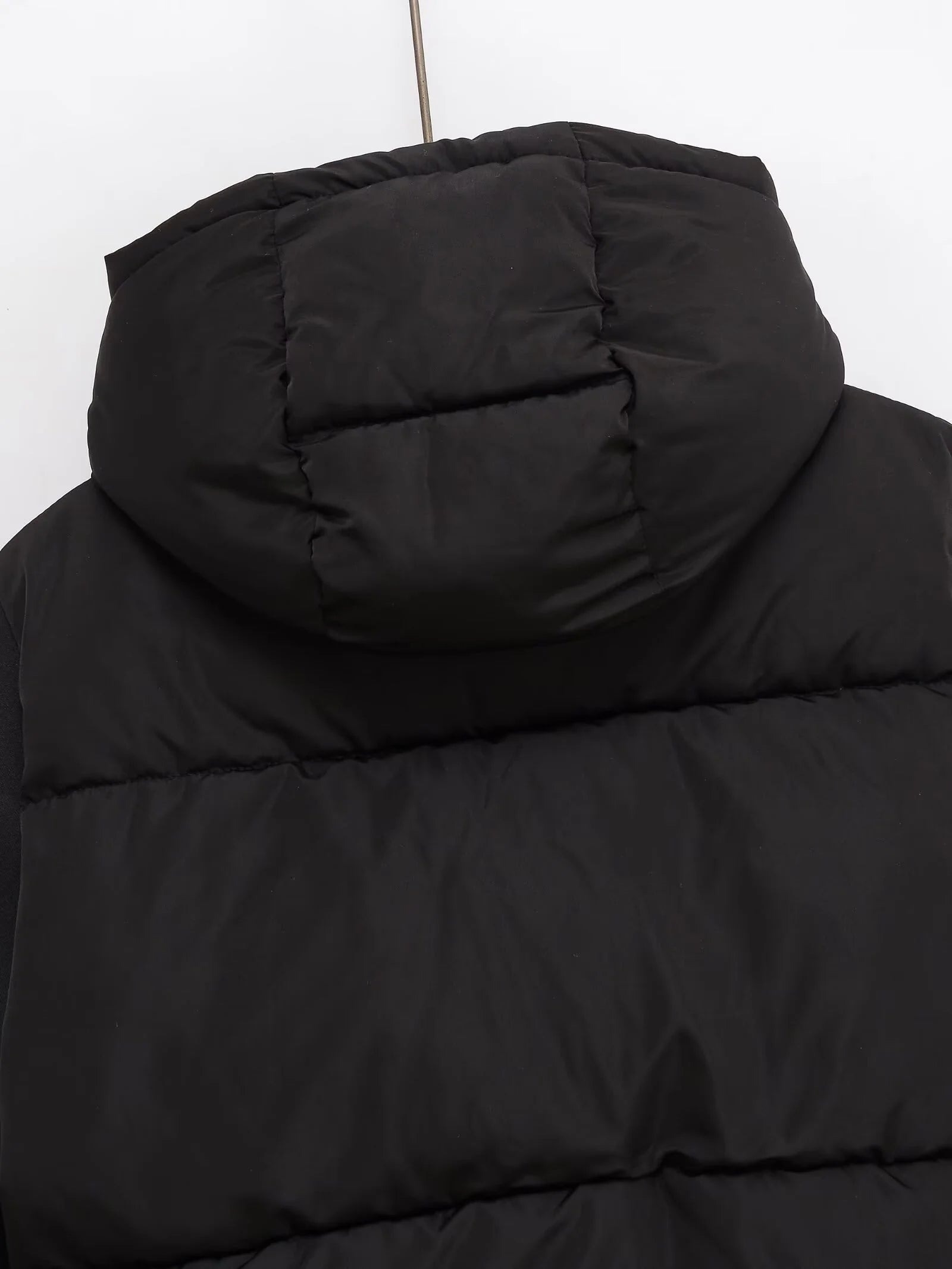 Slim Stretch Hooded Cotton Coat