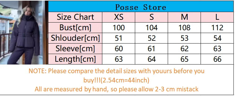 Chic Hooded Belted Cotton Coat