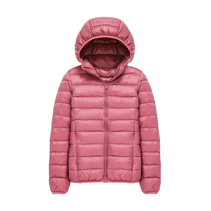 Lightweight Hooded Down Jacket