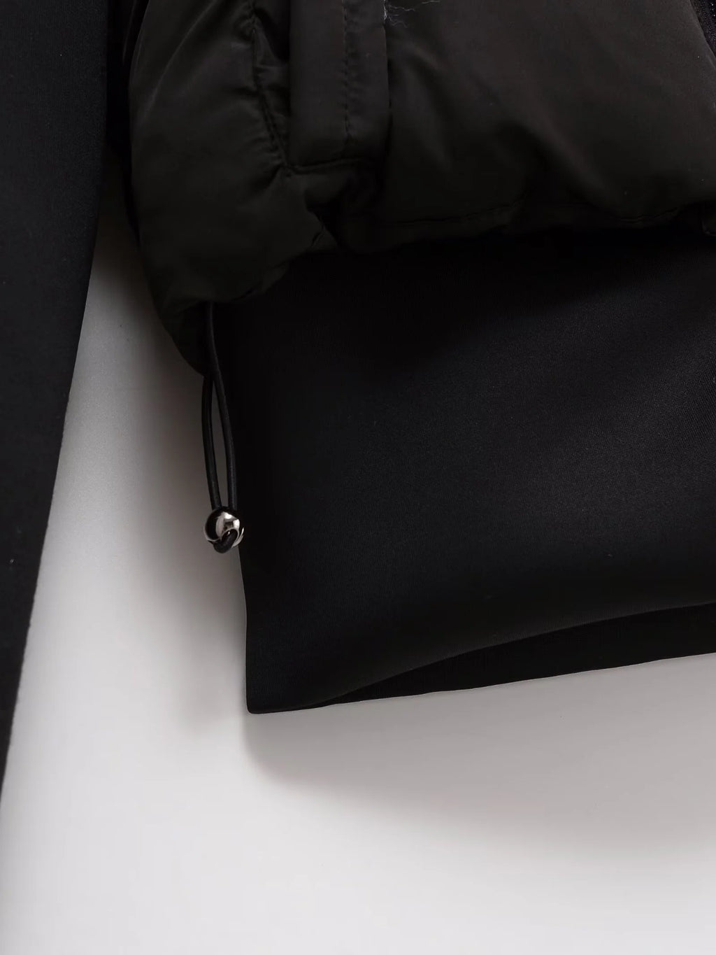 Slim Stretch Hooded Cotton Coat