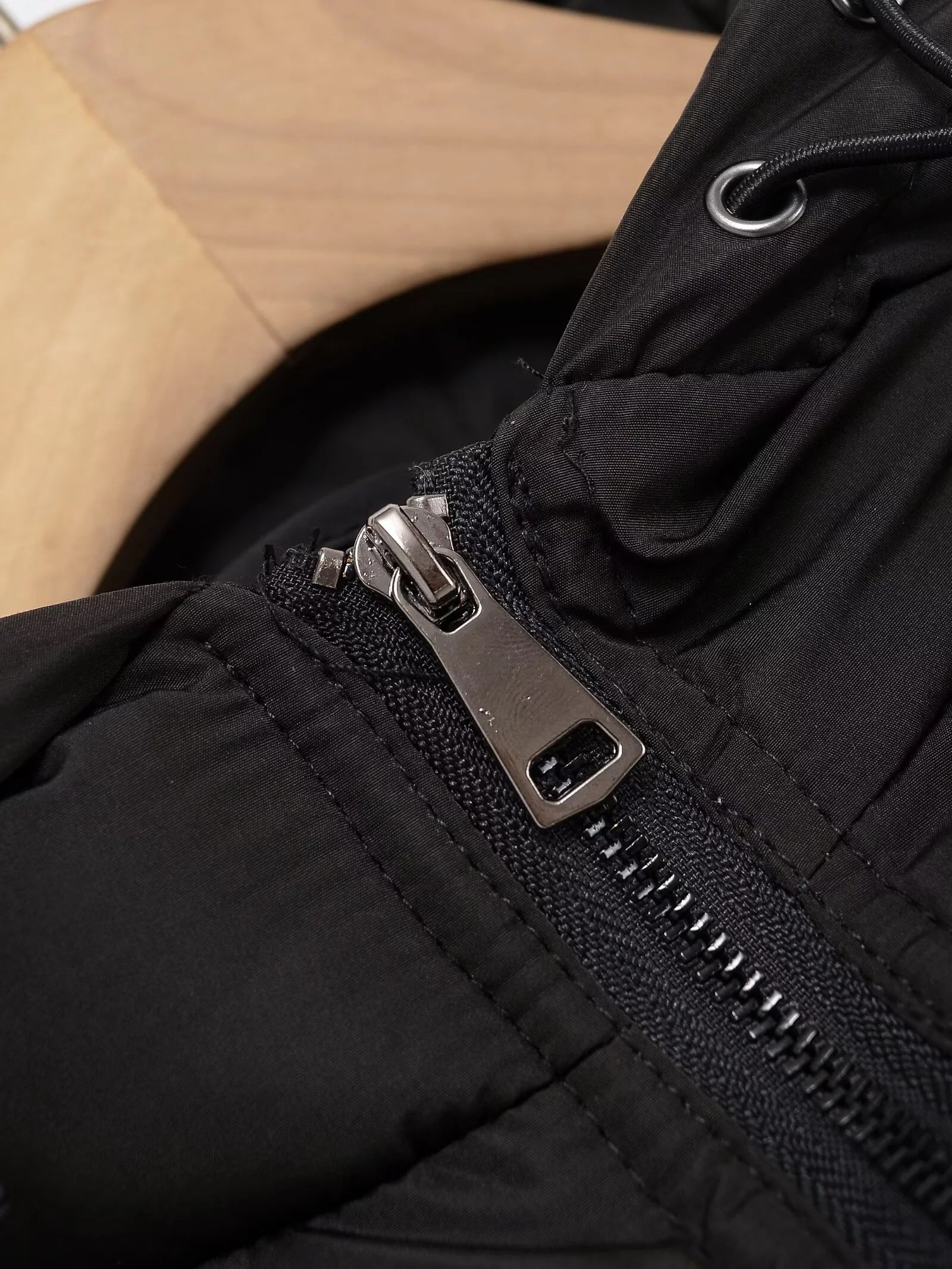 Slim Stretch Hooded Cotton Coat