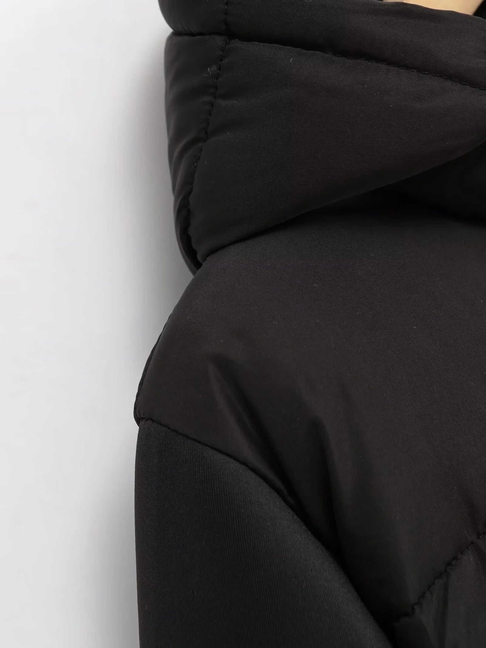 Slim Stretch Hooded Cotton Coat