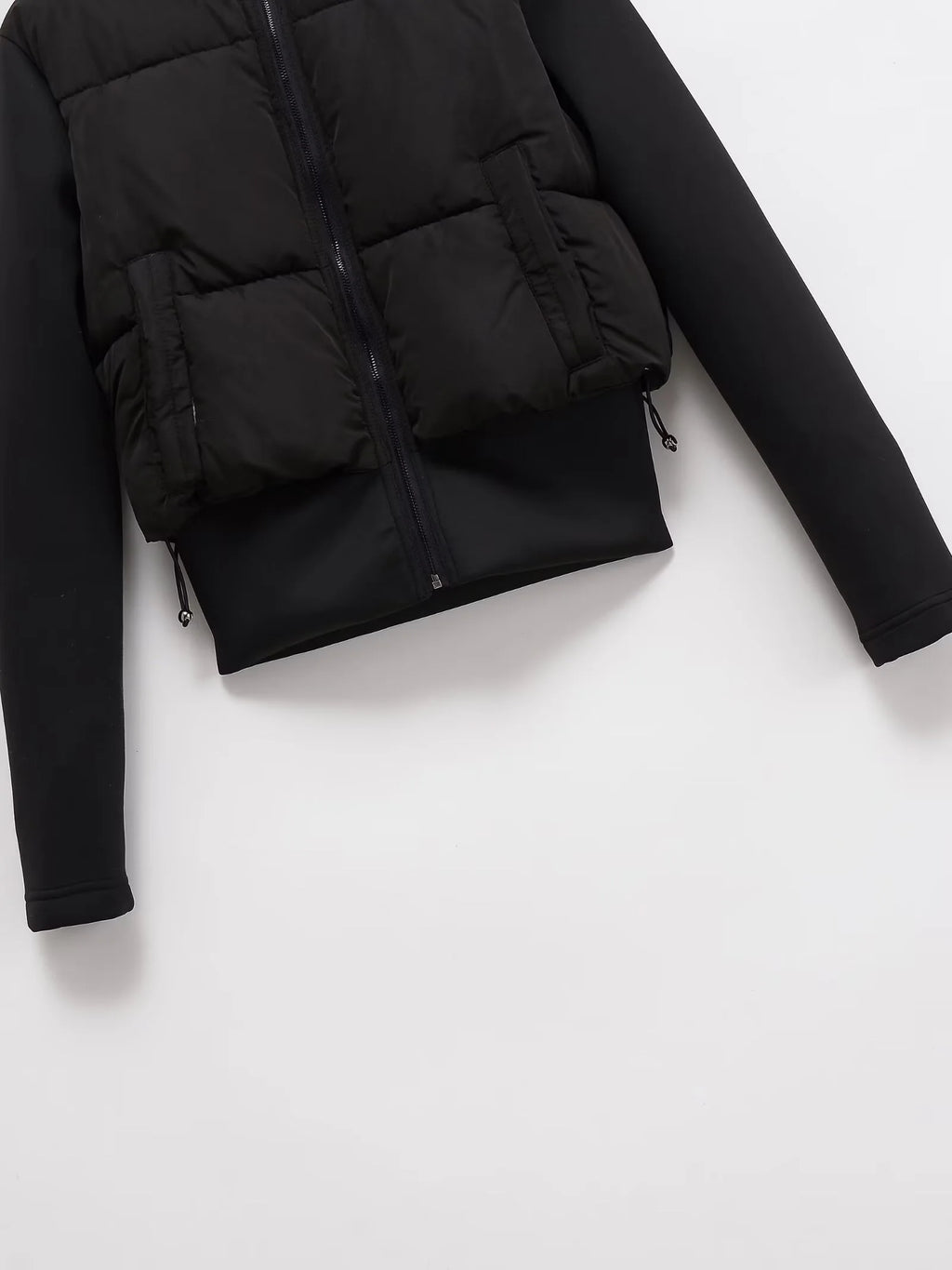 Slim Stretch Hooded Cotton Coat