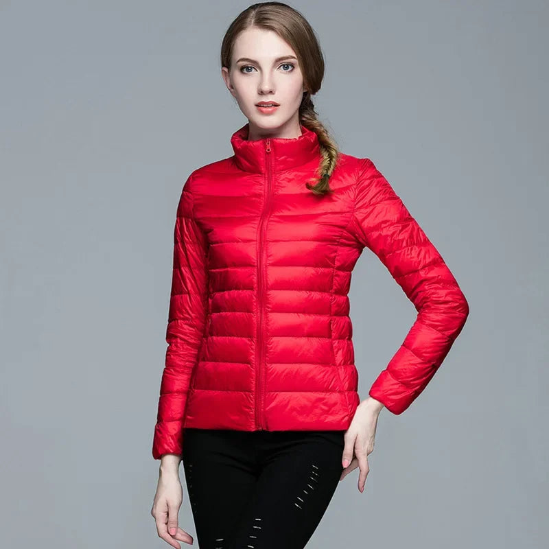 Lightweight Hooded Down Jacket